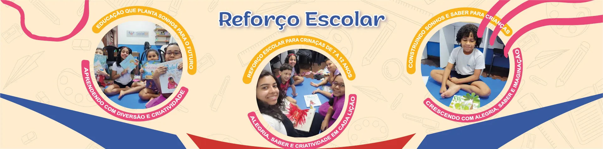 Reforço Escolar Gratuito ONG Socialbit Rio das Pedras